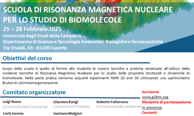 Scuola di Risonanza Magnetica per lo Studio di Biomolecole